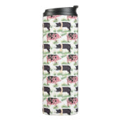 Old Spot Pig Travel Mug – Boerderij-geïnspireerde  Thermosbeker (Gedraaid links)