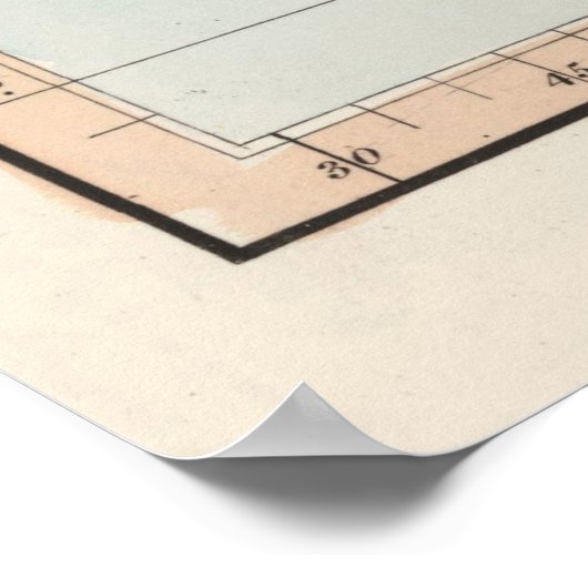 Old Sri Lanka Map (1845) Ceylon Poster (Hoek)