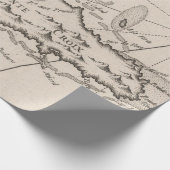 Old St Croix Map (1764)  Maagdeneilanden  Cadeaupapier (Hoek)