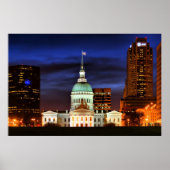 Old St. Louis Courthouse Closeup Poster (Voorkant)