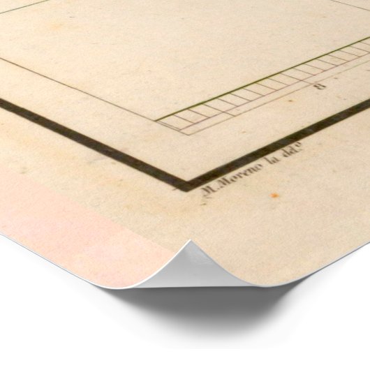 Old St Martins, Anguilla & St Barts Island Map Poster (Hoek)