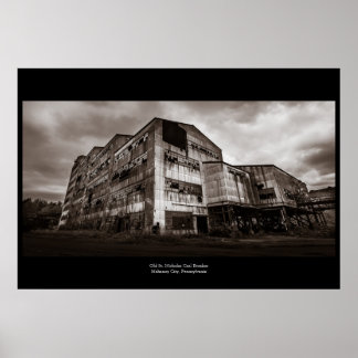 Old St. Nicholas Coal Breaker Poster