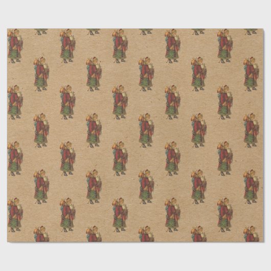  Old St. Nick Cadeaupapier (Vlak)