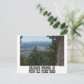 Old Stage Road Briefkaart (Staand voorkant)