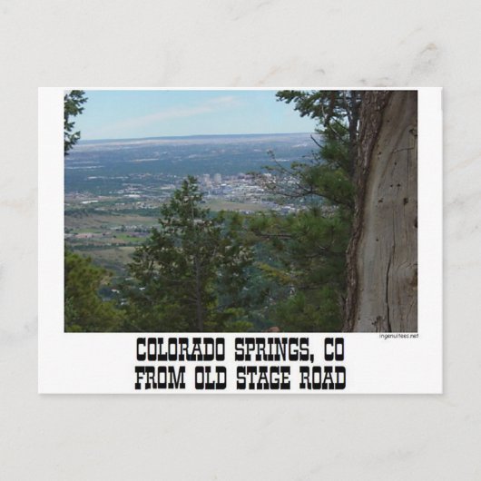 Old Stage Road Briefkaart (Voorkant)