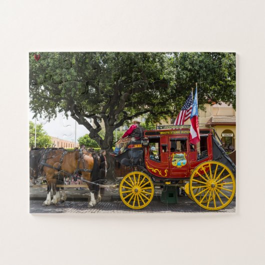Old Stagecoach Texas Legpuzzel (Horizontaal)