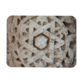 Old Star of David carving, Israël Magneet (Horizontaal)