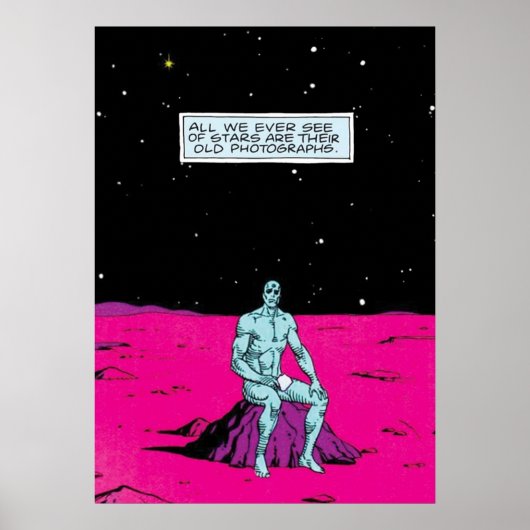 Old Stars Dr Manhattan Poster (Voorkant)
