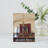 Old State Capitol in Springfield, Verenigde Staten Feestdagenkaart (Staand voorkant)