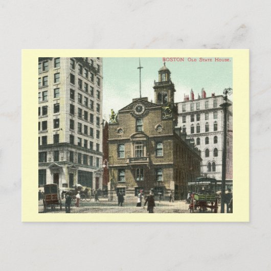 Old State House, Boston 1905 Briefkaart (Voorkant)