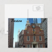 Old State House, Boston Briefkaart (Voorkant / Achterkant)