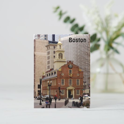 Old State House Briefkaart (Staand voorkant)