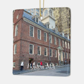 Old State House in Boston Massachusetts Keramisch Ornament (Links)