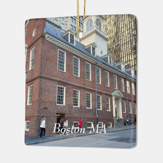 Old State House in Boston Massachusetts Keramisch Ornament (Links)