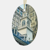 Old State House in Boston Massachusetts Keramisch Ornament (Links)