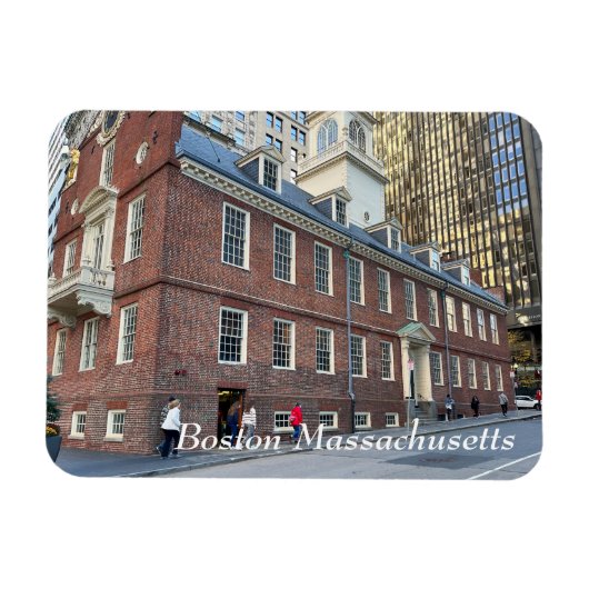 Old State House in Boston Massachusetts Magneet (Horizontaal)