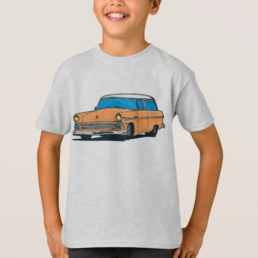 Old Station Wagon T-shirt (Voorkant)