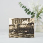 Old Steam Railroad Engine 6995 Briefkaart (Staand voorkant)