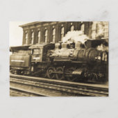 Old Steam Railroad Engine 6995 Briefkaart (Voorkant)
