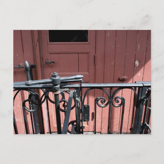 Old Steam Train Le Mastrou Wagon Briefkaart (Voorkant)