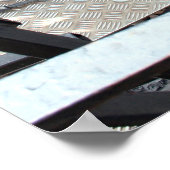 Old Steam Train Le Mastrou Wagon Crank Poster (Hoek)