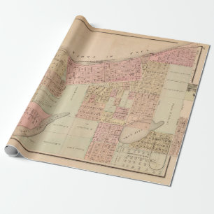 Old Stillwater MN Map (1874)  Cadeaupapier