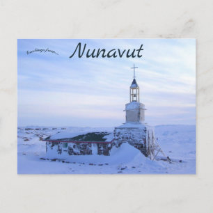 Old Stone Church Kugaaruk Nunavut Canada Briefkaart