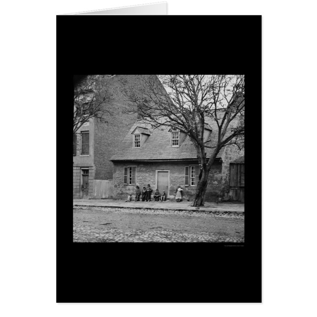 Old Stone House in Richmond, VA 1865 (Voorkant)