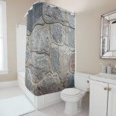 Old stone masonry textureabstract, architectuur, h douchegordijn (In situ)