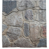 Old stone masonry textureabstract, architectuur, h douchegordijn (Voorkant)