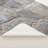 Old stone masonry textureabstract, architectuur, h sherpa deken (3/4)