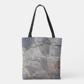 Old stone masonry textureabstract, architectuur, h tote bag (Achterkant)