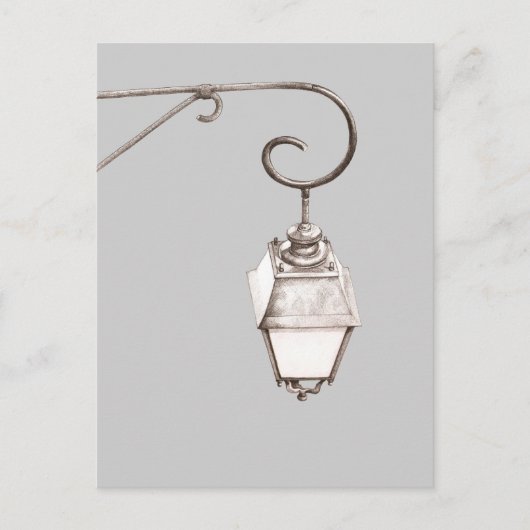 Old Street Light Briefkaart (Voorkant)