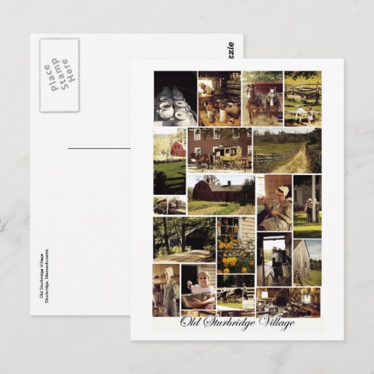 Old Sturbridge Village Briefkaart (Voorkant / Achterkant)
