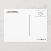 Old Sturbridge Village Briefkaart (Achterkant)