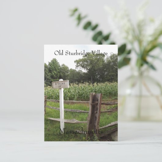 Old Sturbridge Village Massachusetts Briefkaart (Staand voorkant)