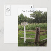 Old Sturbridge Village Massachusetts Briefkaart (Voorkant / Achterkant)