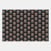 Old Style One Armed Bandit Slot Machine Gambling Inpakpapier Vel (Voorkant)