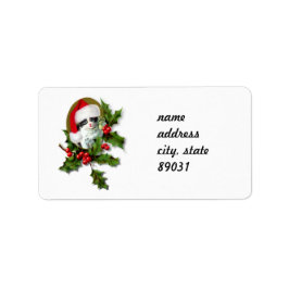Old Style Vintage-kerstkeuten Etiket