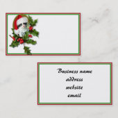 Old Style Vintage-kerstkeuten Visitekaartje (Voorkant / Achterkant)