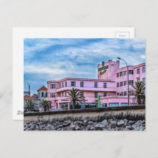 Old Style Waterfront Hotel, Montevideo, Uruguay Briefkaart (Voorkant / Achterkant)