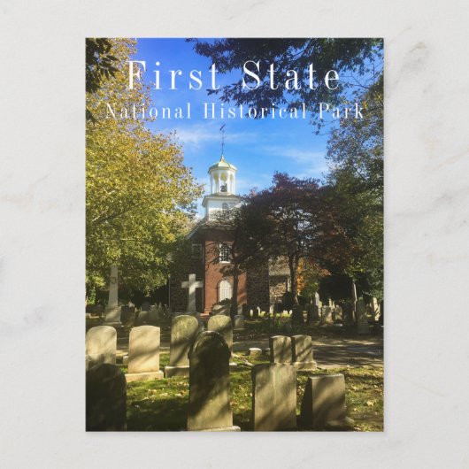 Old Swedes Church and Churchyard, First State NHP Briefkaart (Voorkant)