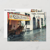 Old Talllin, Estland Briefkaart (Voorkant / Achterkant)