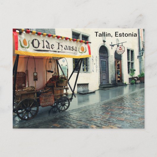 Old Talllin, Estland Briefkaart (Voorkant)