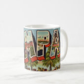 Old Tampa Florida Greeting Mug Koffiemok (Voorkant rechts)