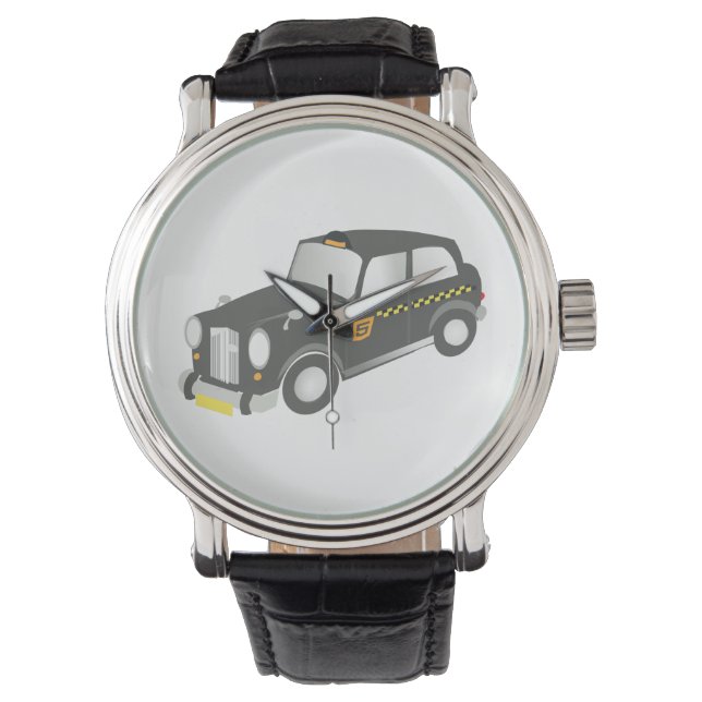 Old Taxi Horloge (Voorkant)