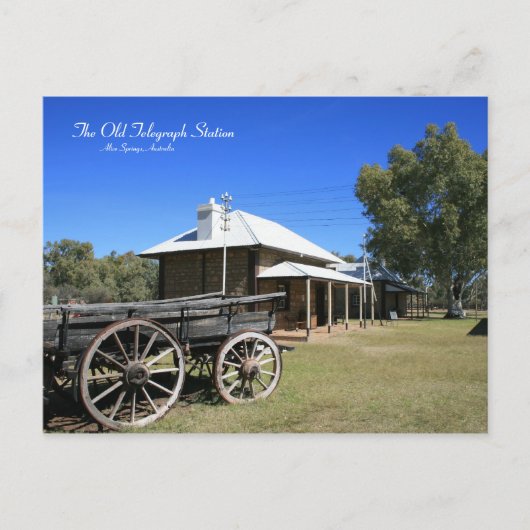 Old Telegraph Station, Alice Springs - Briefkaart (Voorkant)