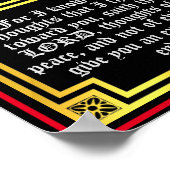 Old Testament Jeremiah 29 11 Illuminated Quote Poster (Hoek)