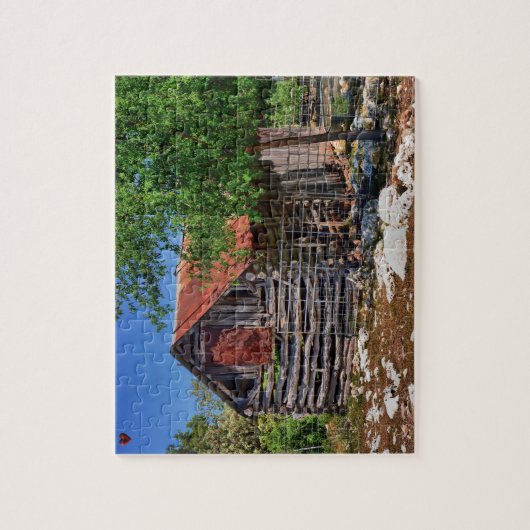 Old Texas Barn Legpuzzel (Verticaal)