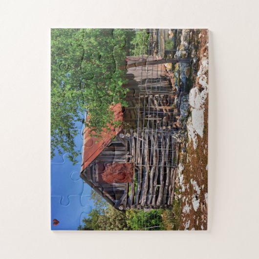 Old Texas Barn Legpuzzel (Verticaal)